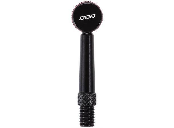 BBB AirPipe BFP-94 Pumpehode adapter 90grader, Presta, Sort 